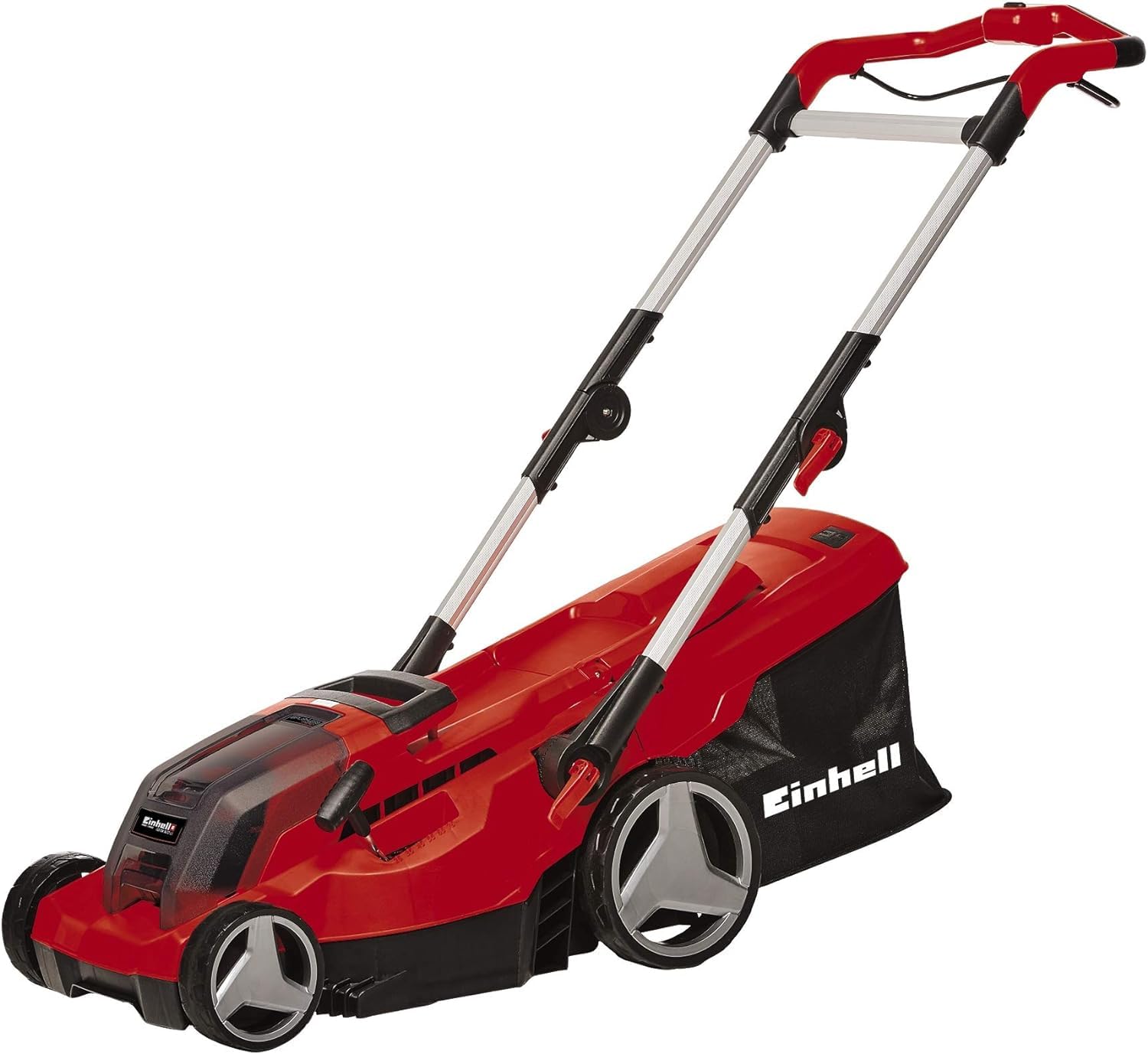 Einhell Cordless Lawnmower 36V Power X-Change, 37cm Cutting Width, 45L Grass Box, 6 Cutting Heights, Solo Walk-Behind Lawnmower, Without Battery GE-CM 36/37 Li