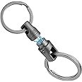 KeyUnity KA45 Titanium Quick Release Keychain, Magnetic Keychain For Car Keys-360 ° Rotatable