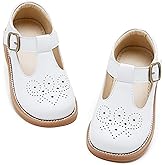 Otter MOMO Toddler Little Girls Oxford Shoes Mary Jane Flat T-Strap School Uniform Party Dress Shoes