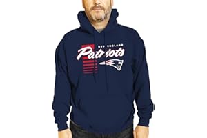 Team Fan Apparel NFL Adult Unisex Retro Script Ultra Soft Fleece Hooded Sweatshirt, Officially Licensed Football Performance