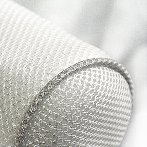 S WIDEN ELECTRIC 3D Mesh Bathroom Bathtub Pillow,Resilient and Breathable,with Suction Cup Backrest and Headrest Bath Cushion
