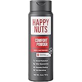 HAPPY NUTS Comfort Powder - Anti Chafing & Deodorant, Aluminum-Free, Sweat and Odor Control for Jock Itch, Groin and Men's Pr