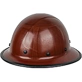 GREEN DEVIL Fiberglass Full Brim Hard Hat OSHA & ANSI Rated Fiber Hardhat for Men with Brim Guard