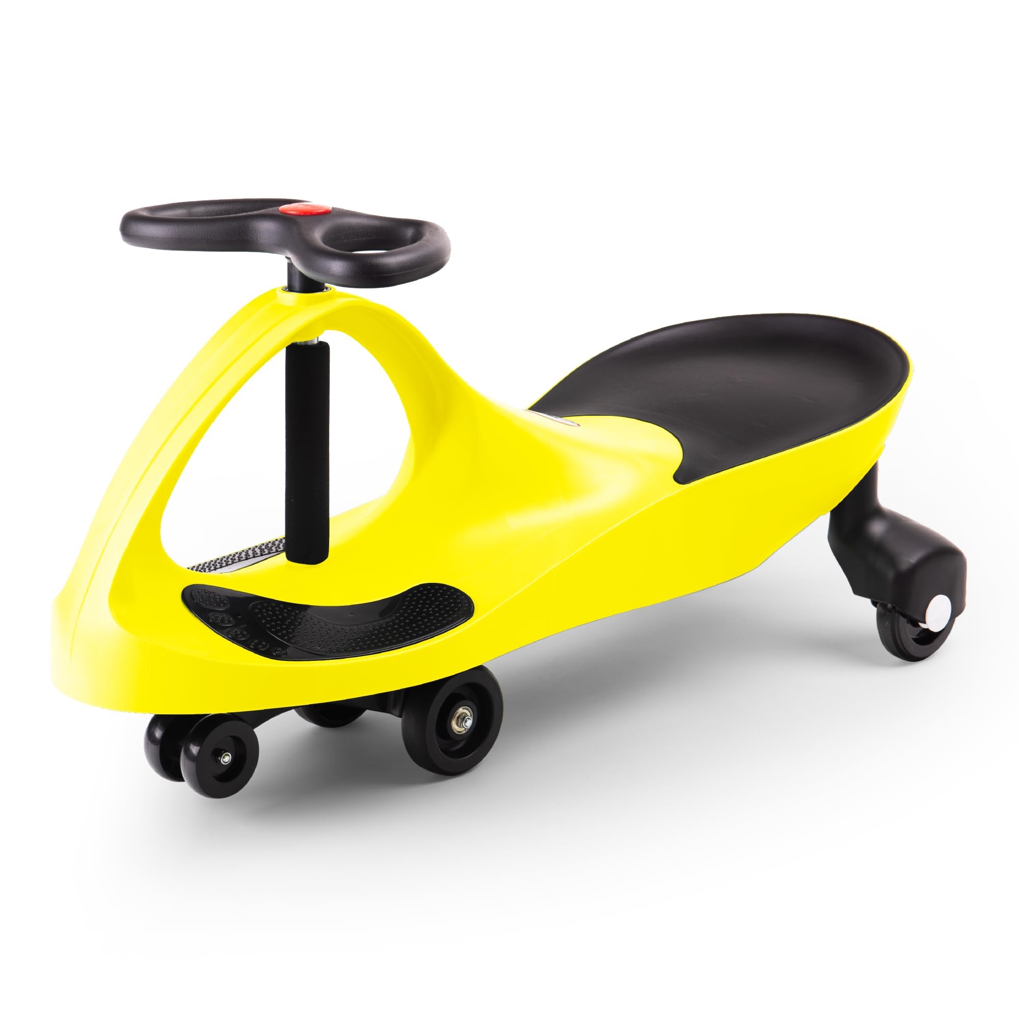 Didicar Brilliant Yellow Ride On Wiggle Car | Sit On Scooter for Kids | Balance Toy Cars with Seat & Steering Wheel | Toddler Gifts for 3+ Year Old Boys & Girls | Vehicles for Indoor & Outdoor Play