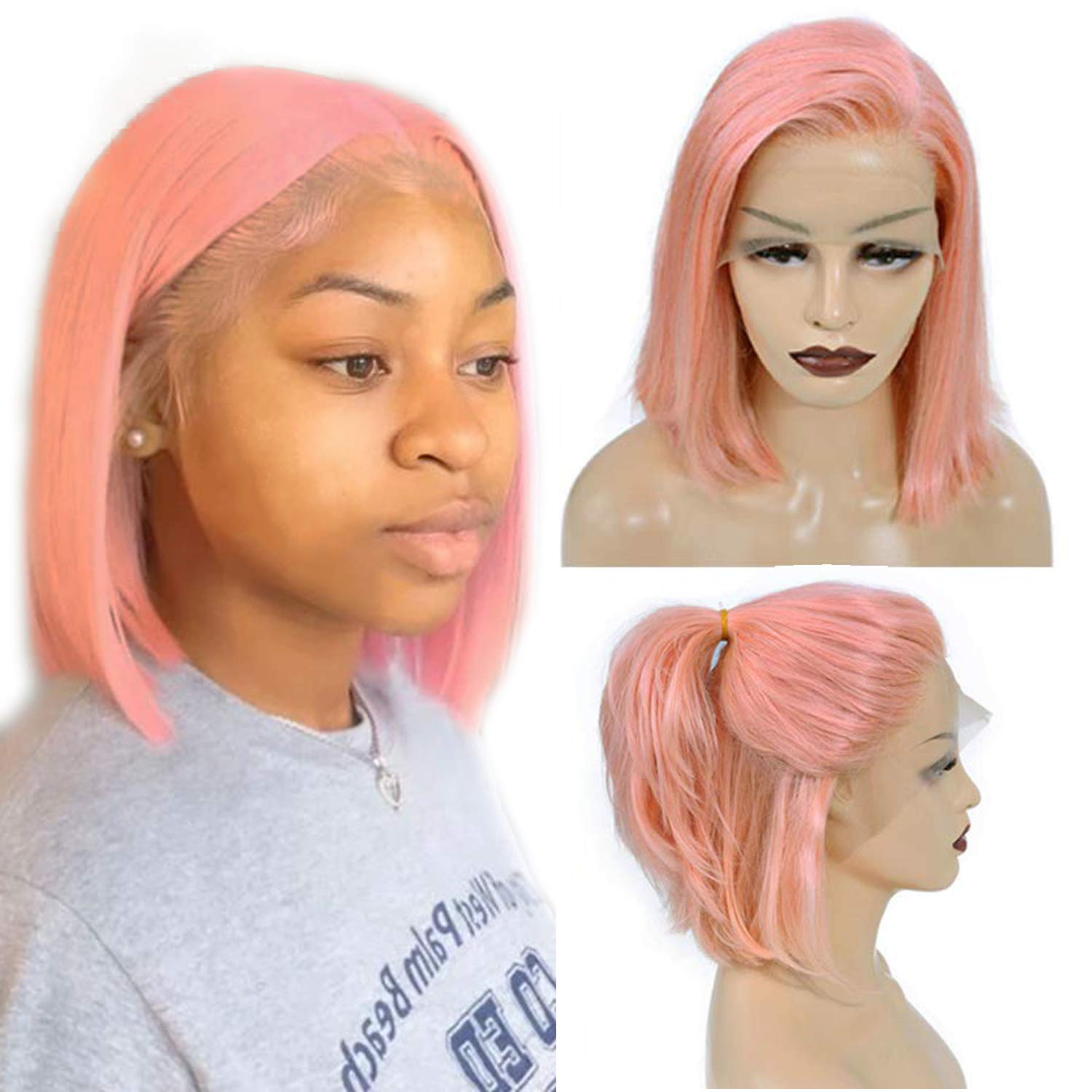 Peach lace front wig Clearance
