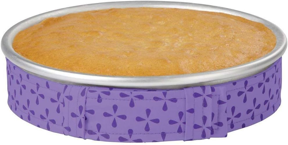 Pratcgoods 2Pcs Bake Even Strips, Cake Pan Strips Belt Bake Even Moist Level Cake Baking Tool