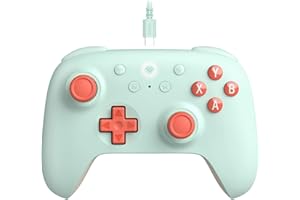8BitDo Ultimate 2C Wired Controller for Windows PC and Android, with 1000Hz Polling Rate, Hall Effect Joysticks and Hall Trig