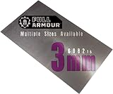 Full Armour 3mm Aluminium Sheet Plate 200mm x 100mm Grade 6082
