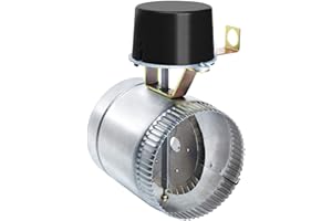 Field Controls GVD-5PL 5" Automatic Vent Damper for 24v Gas Systems Does NOT Include Wiring Harness