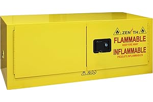 Zenith Safety Products - Flammable Storage Cabinet, 12 gal., 2 Door, 43" W x 18" H x 18" D Each
