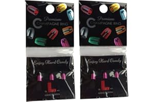 LSTYLE Dart Flight Accessory: Champagne Ring Premium Metal - for All PRO Dart Flights