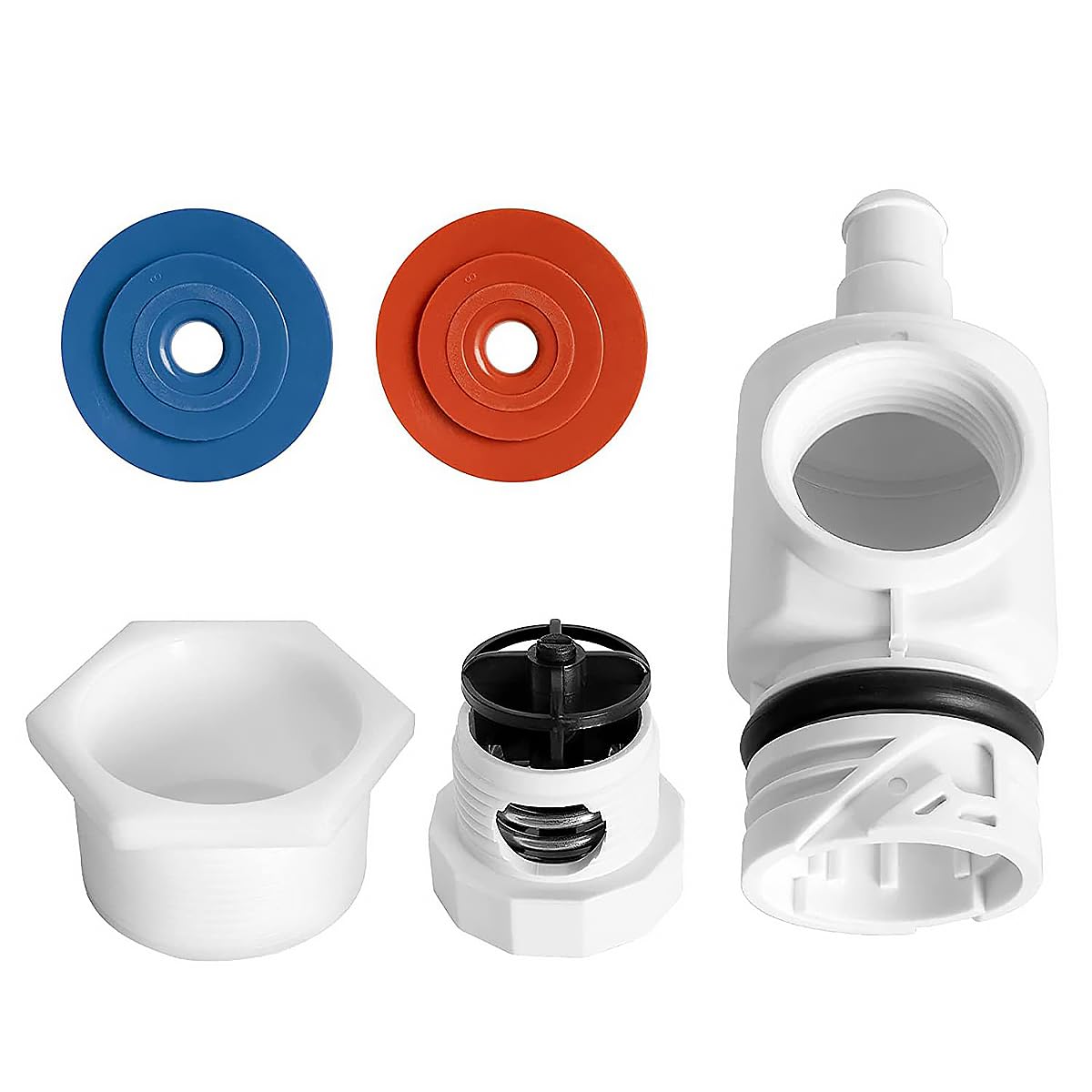 POFET Hose Connectors for Zodiac Polaris Wall Fitting UWF Connector Assembly 9-100-9001 Compatible with Zodiac Polaris 280 380 3900 Pool Cleaner
