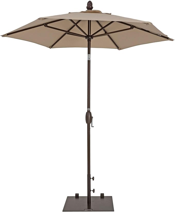 Amazon Com Trueshade Plus Market Outdoor Umbrella With Push Button Tilt Includes Storage Cover Garden Outdoor