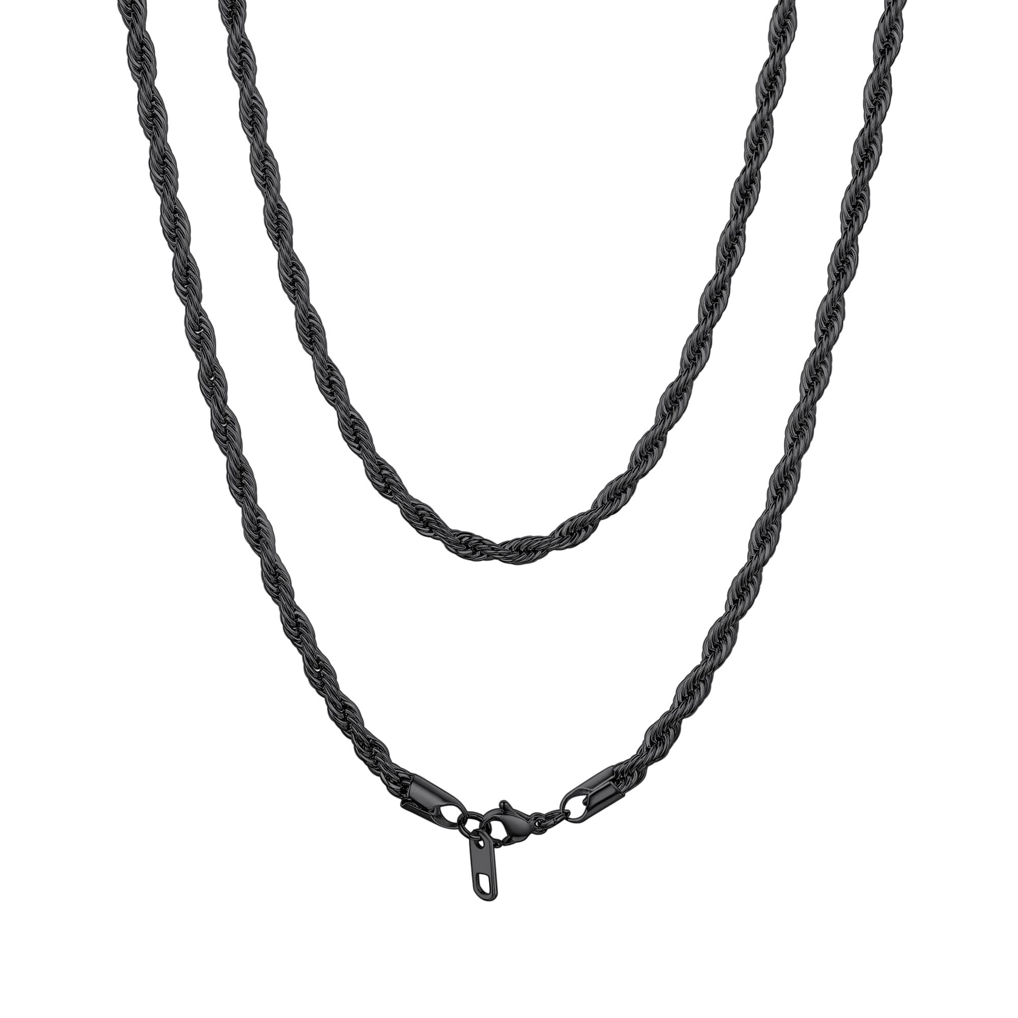 Twisted Rope Chain Necklace for Women Pendant Chain for Women