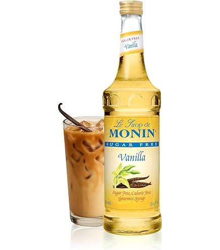 Amazon.com: Monin Vanilla Zero Calorie Natural Flavoring, 750 ml