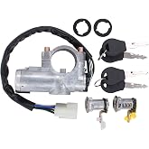 Ignition Switch Cylinder and Left Right Door Lock Cylinder Kit w/Keys | for Nissan D21 1987-1994, Pathfinder 1987-1995