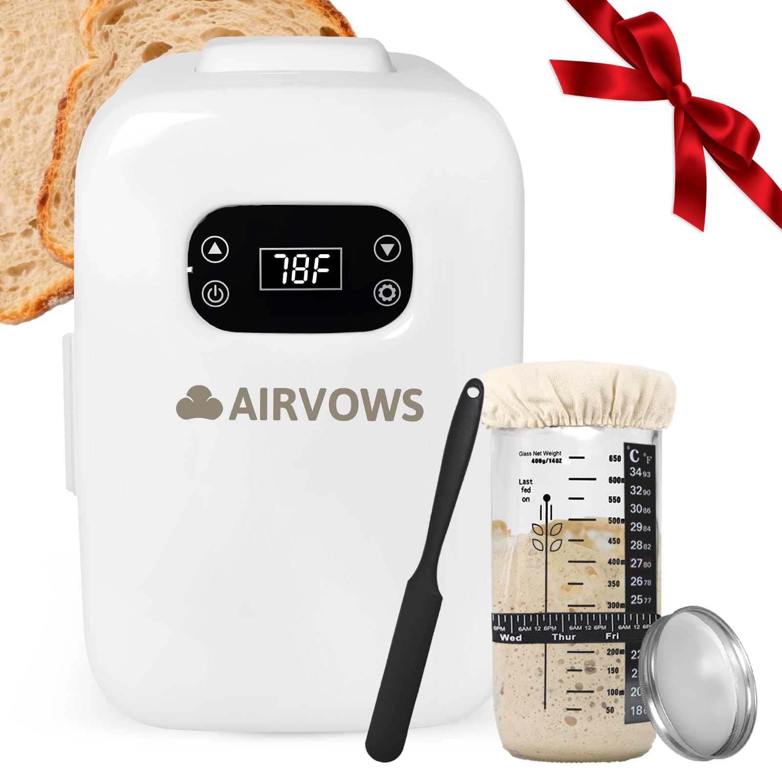 Photo 1 of Sourdough Starter Home, Heat and Cool Modes, Accurate Temperature Control(39-149°F), With 24oz Sourdough Starter Kit, Energy-Saving & Quiet Operation, Great for Making & Storing Sourdough Starter