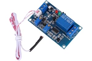 ACOGEDOR Photoresistor Relay Module, DC 12V Light Control Switch Photoresistor Relay Sensor, Automatic Light Control Switch with Cable