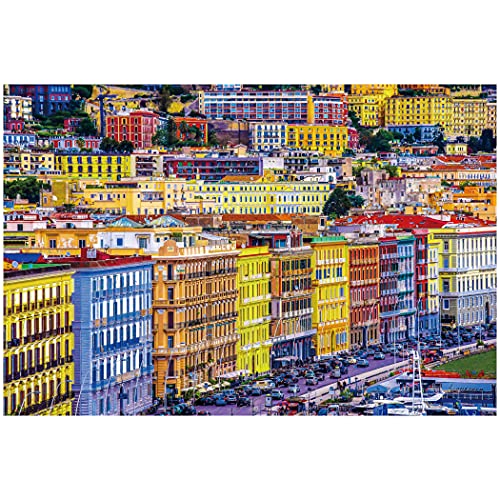 Lavievert Jigsaw Puzzle 1000 Piece Puzzle for Adults and Kids - Naples Italy