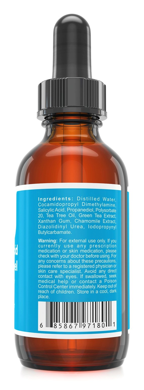 Salicylic Acid 20 Gel Peel AlcoholFree Formula with Tee Tree Oil