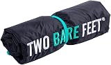 Two Bare Feet Portable Changing Mat Watersports Waterproof Roll-Up Black Teal view 5