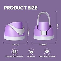 Ruzky Replacement Lid for Owala Freesip, Compatible