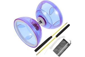 ibasenice Kid S Diabolo Plaything Chinese Yo-Yo Juggling Toy with One-Way Bearing for Long Fitness Fun Plastic Diabolo 5.90X4