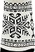 Women's Snowflake Pattern Casual Cotton Fashion Crew Dress Socks,5 Pairs Set