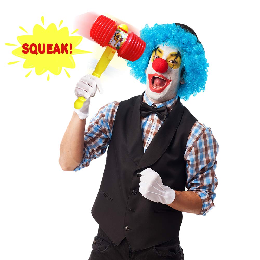 ArtCreativity Giant Christmas Squeaky Hammer for Kids – Jumbo 14 Inch Squeaking Toy, Perfect for Clown, Carnival & Circus Party Favors – Fun Gift for Boys & Girls Ages 3+