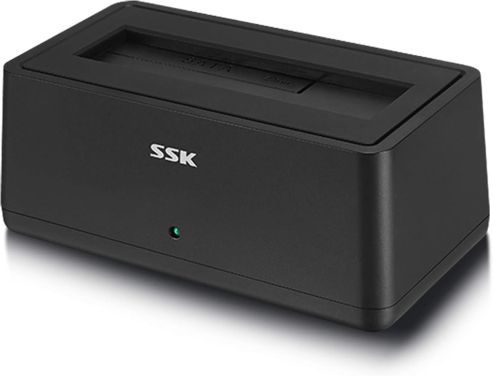 SSK USB 3.0 to SATA External Hard Drive Docking Station for 2.5/3.5 Inch HDD