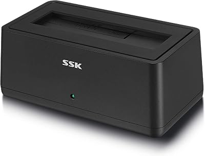 SSK USB 3.0 to SATA External Hard Drive Docking Station for 2.5/3.5 Inch HDD