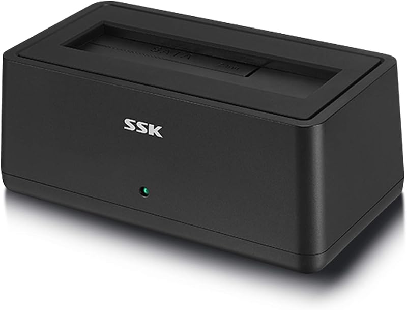 SSK USB 3.0 to SATA External Hard Drive Docking Station for 2.5/3.5 Inch HDD