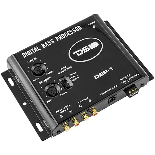 DS18 DBP-1 Digital Bass Reconstruction Processor with Dash Mount Remote ...