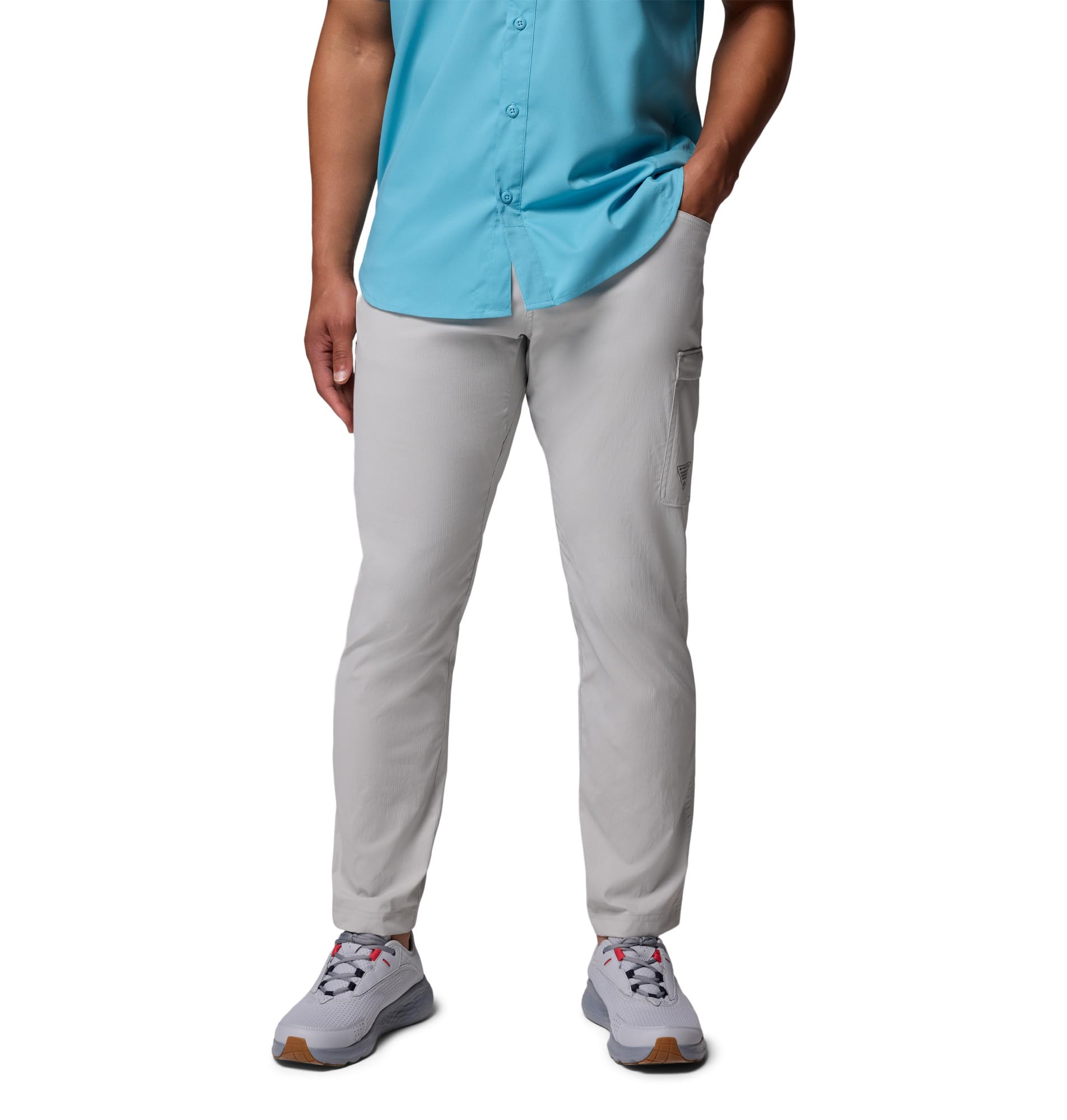 Columbia Mens Blood and Guts II Stretch Pant, Cool Grey, 34 x 34