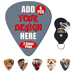 GRAXILON Custom Guitar Picks 6-PCS Personalized Add