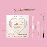 RITALASH DIY Lash Extension Kit 640pcs 10-16mm Lash Clusters Bond Seal Remover view 8