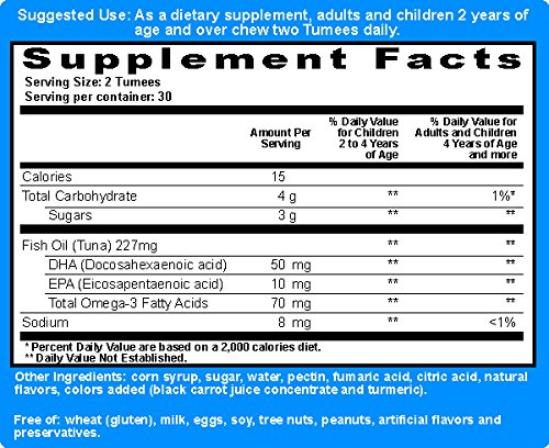 MR. TUMEE DHA OMEGA-3 GUMEE, LEMON/ORANGE/STRAWBERRY, 60 COUNT