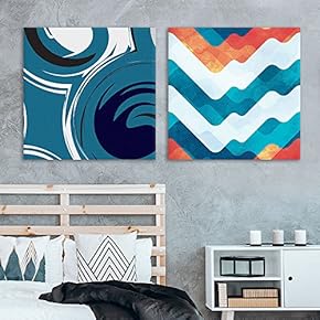 2 Panel Square Abstract Patterns Patterns x 2 Panels