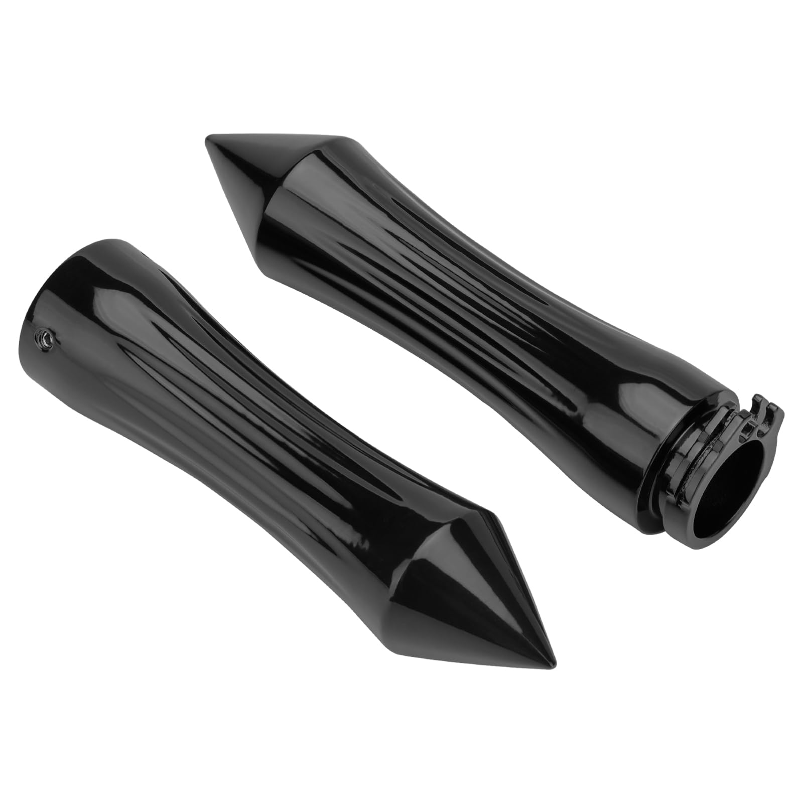 Photo 1 of ****CORRECT ITEM****VG MOTO Motorcycle Hand Grips 1 Inch 25MM Handlebar Grip Throttle Non-Slip Universal Compatible with Harley Davidson Dyna Sportster 883 Road King Electra Glide Street Glide(Black-B)