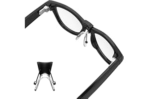 RCSTYLE HiBloks Eyeglass Nose Pads for Ray-Ban Meta Wayfarer(RW4006/RW4008/RW4012) & Skyler(RW4010/RW4014), Silicone Anti Slip Clip-on Glasses Nose Holder for Rayban Meta Gen 2 Smart Glasses (One-Piece)