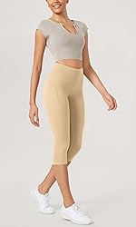 ODODOS ODLEX 2-Pack High Waist Workout Capris with