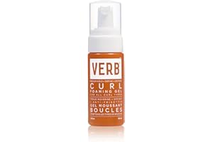VERB Curl Foaming Gel – Frizz Control Foaming Gel - For Waves, Curls and Coils - Defines + Enhances for Medium Hold – Vegan, 