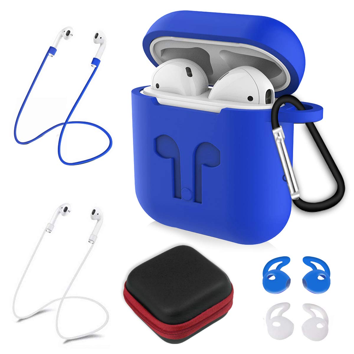 Accessori audio e video Dokpav Custodia Airpods Set Accessori per Airpods 7  in 1 Custodia di Ricarica per Custodia Protettiva in Silicone  urban-earth.co.uk