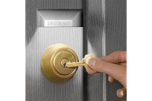 DEEIRAO Home Keyhole Infrared PIR Wireless Auto Sensor Motion Detector LED Light lamp for Kitchen Hallway Stairway Silver