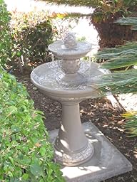 Amazon.com : Mosaic Courtyard Outdoor Garden Water Fountain : Free