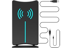 BUTOOK 2025 Version Amplified HD Digital 'Matrix' TV Antenna Long 1000+ Miles, Support 4K 1080p Fire tv Stick and All Older TV's Indoor HDTV Local Channels,16.5ft Coaxial Cable