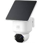 eufy Security SoloCam E42, 4K Solar Security Camera, AI Facial Recognition | AI Motion Tracking, Strobe Light, Pan &amp; Tilt, 4K Ultra HD, Solar Powered, Up to 16TB, Smart Home Compatible