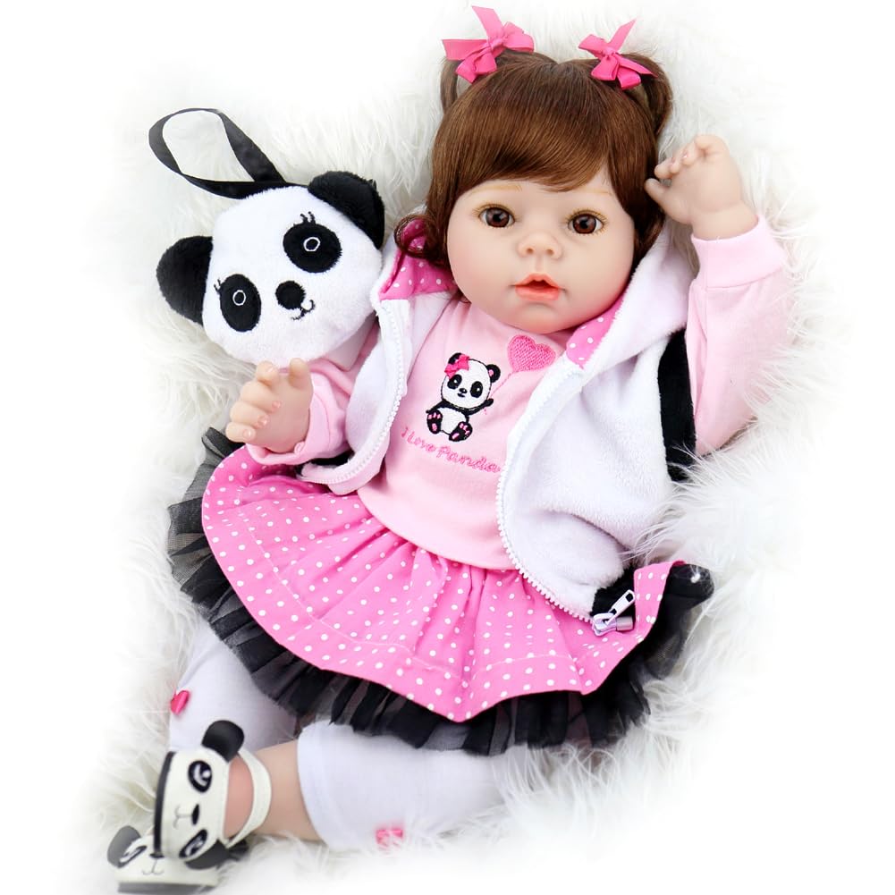 Aori Reborn Baby Dolls 22 Inch Lifelike Realistic Soft Body Reborn Baby