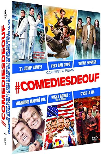 Comédies U.S. - Coffret : C'est la fin + Very Bad Cops + Frangins malgré eux + Ricky Bobby + Délire Express + 21 Jump Street - Pack