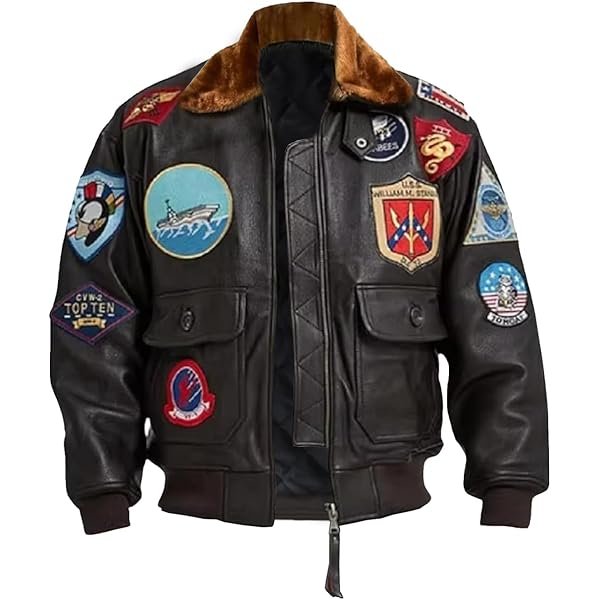 WWII US Army Air Force Leather Bomber Jacket | Men Air Force A-2 WWII US Army Air Force Leather Bomber Jacket | Men Air Force A-2